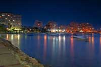 Coastal town on the Mar Menor.