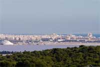 View over the Salt Flats at San Miguel to Torrevieja.